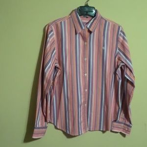 RALPH LAUREN  - MULTICOLORED  BLOUSE - LG